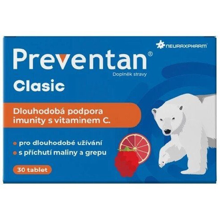 Neuraxpharm Preventan Classic mit Himbeer- und Grapefruitgeschmack 30 Tabletten