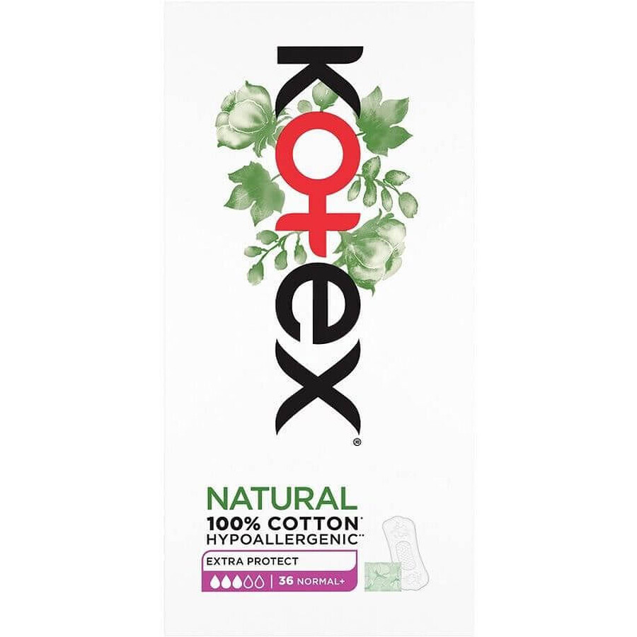 Kotex® ® Einlagen Natural Normal+ 36 Stück