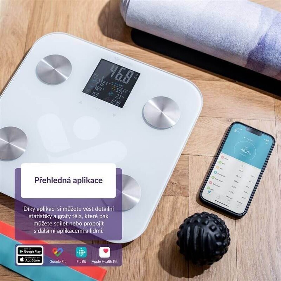 Báscula personal TrueLife FitScale W6 BT Bluetooth