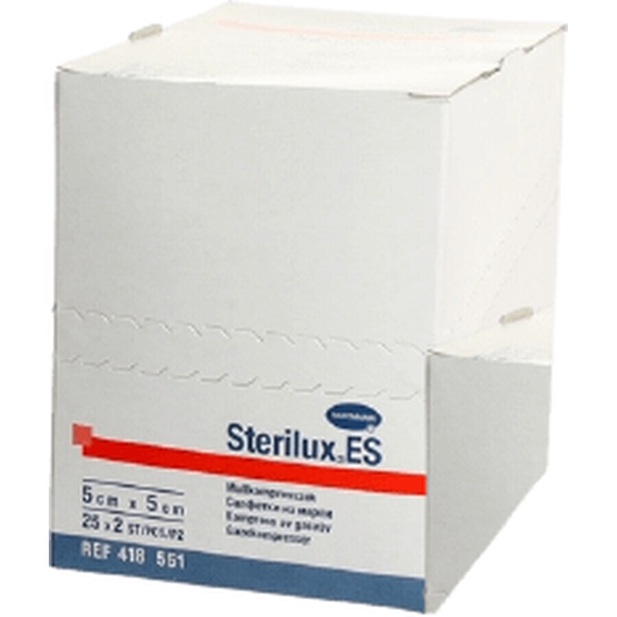 Hartmann STERILUX ES STER. sterile compress with folded edges (5x5cm) 50pcs