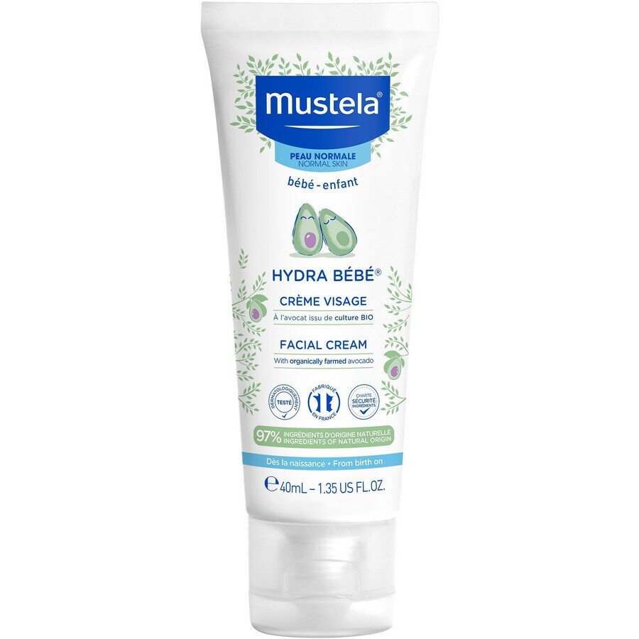 Mustela Feuchtigkeitsspendende Gesichtscreme 40 ml