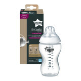 Closer to Nature silicone teat PP bottle, +3 months, 340 ml, Tommee Tippee