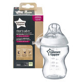 Closer to Nature PP bottle with silicone teat, 260 ml, +0 months, Tommee Tippee