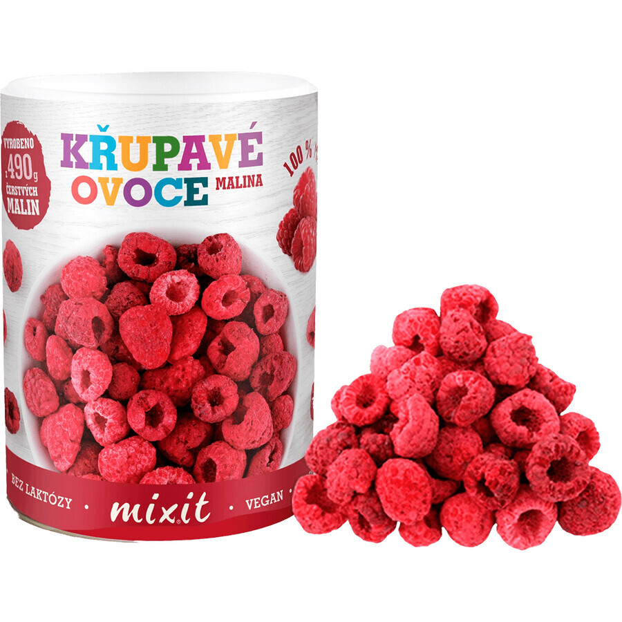 Mixit Knapperig Fruit Frambozenmix 70 g