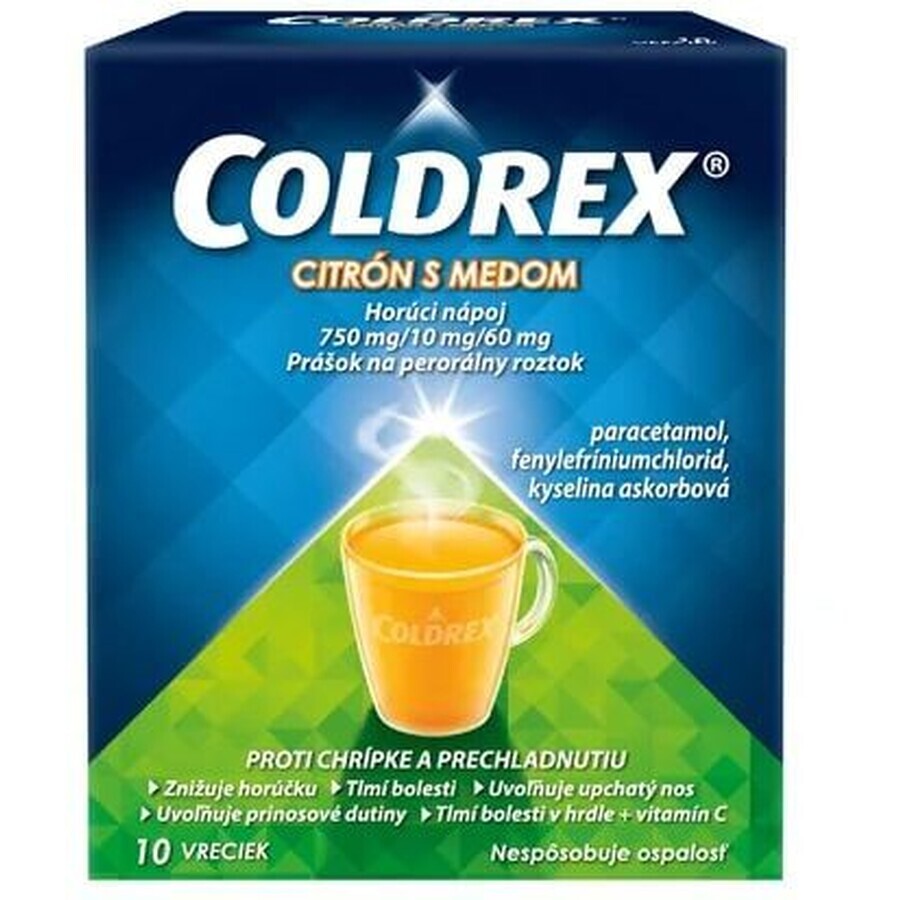 Coldrex Warme citroendrank met honing 10 x 5 g