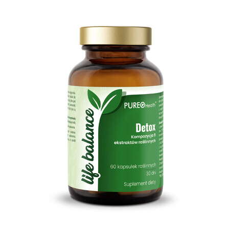 Pureo Health Life Balance Detox, 60 capsule