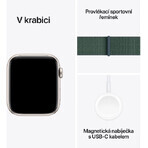 Apple Watch SE GPS + Cellular 44mm Starlight Caja de aluminio con bucle deportivo Lago Verde