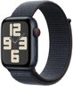 Apple Watch SE GPS + Cellular 44mm Midnight Aluminium Geh&#228;use mit Sport Ink Schleife