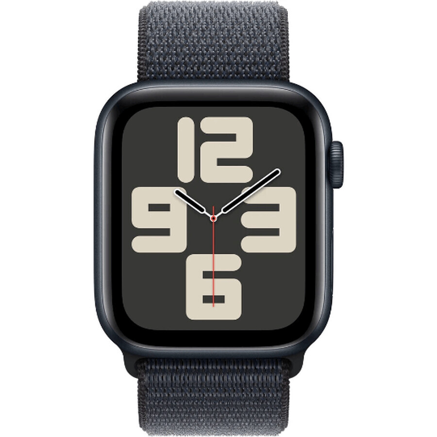 Apple Watch SE GPS + Cellular 44mm carcasă din aluminiu Midnight cu buclă sport Ink