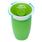 Munchkin Junior 360° Becher ohne Durchfluss grün 296 ml