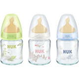 Babyflasche mit Latexsauger, 0-6 Monate, 120 ml, Nuk