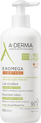 A-Derma Exomega Control Emollient Lotion f&#252;r trockene, zu Atopie neigende Haut - 400 ml Sparpackung