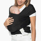 Ergobaby Pure schwarz aura aura tragen schal