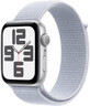 Apple Watch SE GPS 40mm Silber Aluminium Geh&#228;use mit Sport Schnalle Blue Cloud