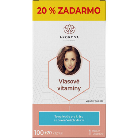 Aporosa Premium Haar Vitamine 120 Kapseln