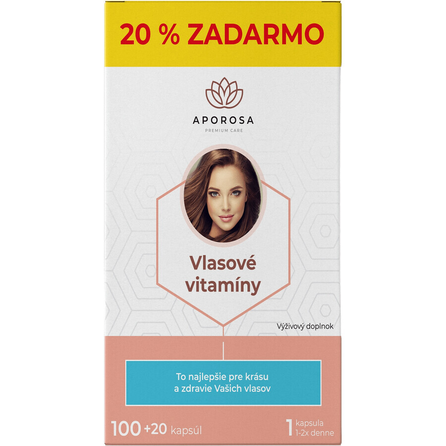 Aporosa Premium Haar Vitamine 120 Kapseln