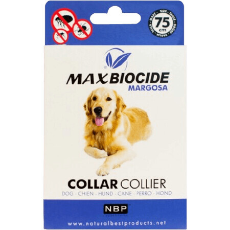 Max Biocide Margosa Collar DOG, Halsband für Hunde 75 cm