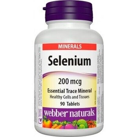 Webber Naturals Selen 200 mcg 90 Tabletten