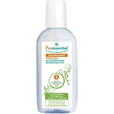 Puressentiel Antibacterial purifying gel 3 essential oils 80 ml