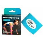 Taping School Kinesiologisches Band, blau 5 m