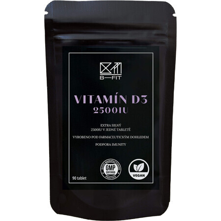 B-Fit Club Vitamin D3 2500IU 90 Tabletten