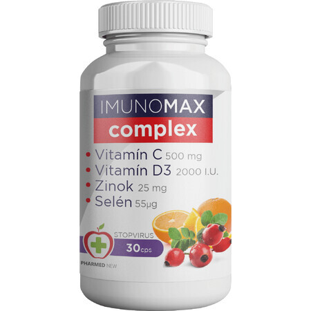 Immunomax Komplex (C+D3+Zink+Selenium) 30 Kapseln