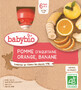 Babybio doypack Apfel, Orange, Banane 4 x 90 g