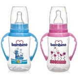 Biberon, cu mânere, PP, +0 luni, 150ml, T065, Bambino