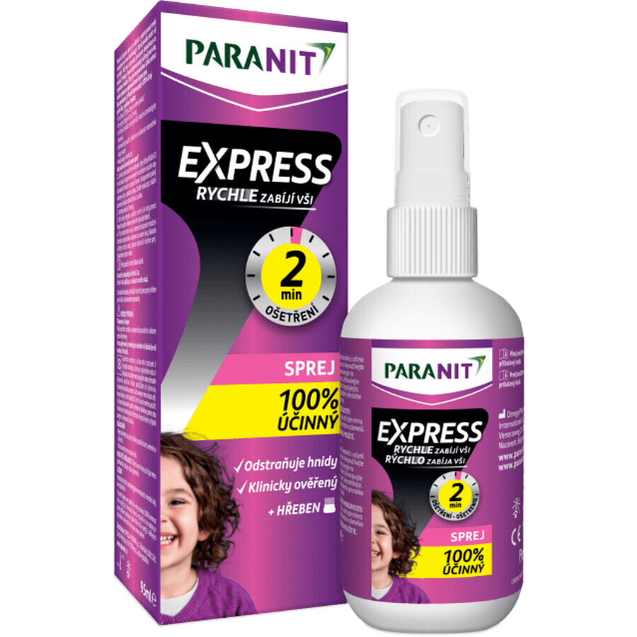 Paranit Express Spray + Kamm 95 ml