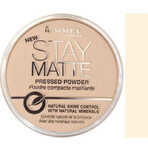 Rimmel London Stay Stay Matte Powder Powder 001 Transparent 14 g