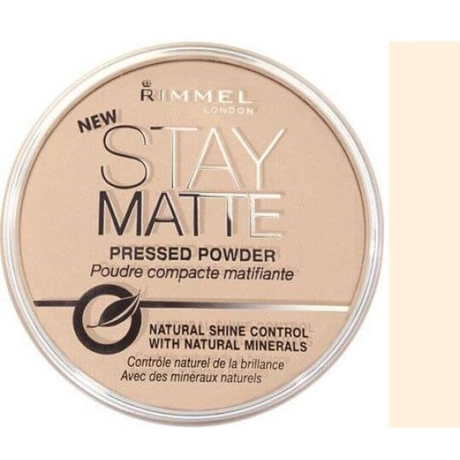 Rimmel London Stay Stay Matte Powder Powder 001 Transparent 14 g