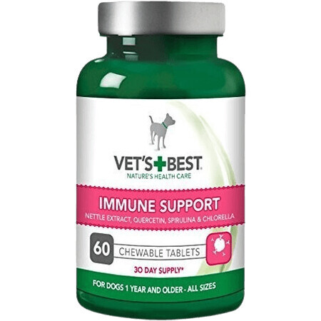 Vet´s best Chewable immunity chewable tablets for dogs 60 tablets