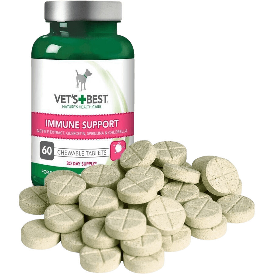 Vet´s best Chewable immunity chewable tablets for dogs 60 tablets