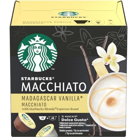 Starbucks Madagascar Madagascar vanilla latte macchiato, coffee capsules. 12 pcs