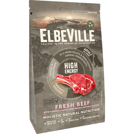 Elbeville Pellets Adult All Breeds Fresh Beef - High Energy 1.4 g