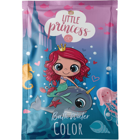 Accentra Color bath with color changing effect (blue to green), Little Princess 80 g