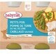 Men&#252; Babybio Erbsen und Kartoffeln mit Kabeljau 2 x 200 g