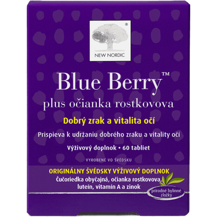 Neu Nordic Blue Berry Eyebright Plus 60 Tabletten