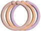 BIBS Loops Ringe, Blush/ Pfirsich/ Dusky Lilac 12 St&#252;ck