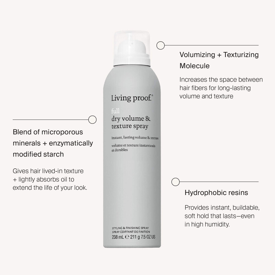 Living Proof Trockenes Volumen- und Texturspray 238 ml