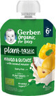 Gerber Mango und Quitte Beutel mit Bio-Kokosmilch 80 g