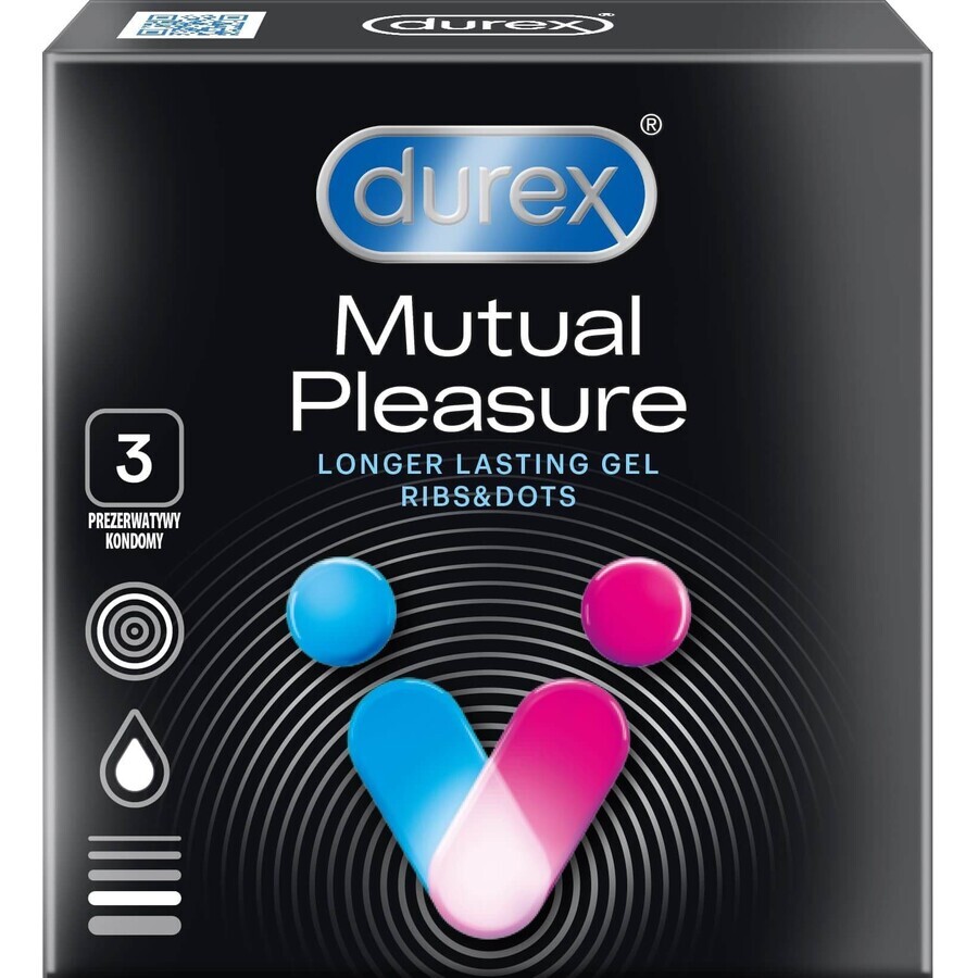 Durex Kondome Mutual Pleasure 3 Stück