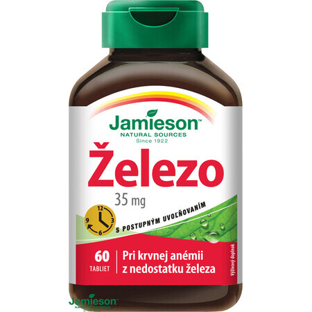 Jamieson Eisen 35 mg allmähliche Freisetzung 60 Tabletten