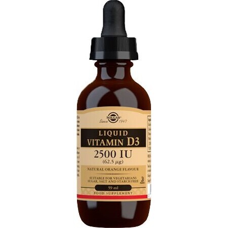 Solgar Vitamin D3 2500 IU 59 ml