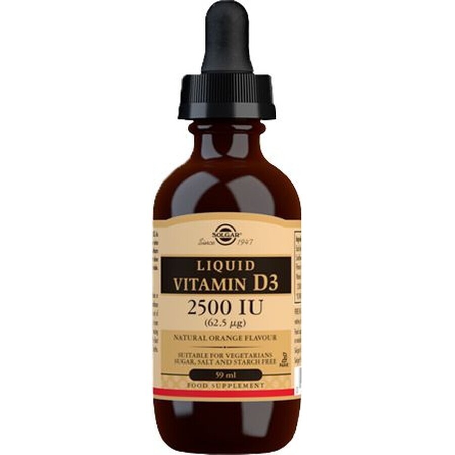 Solgar Vitamin D3 2500 IU 59 ml