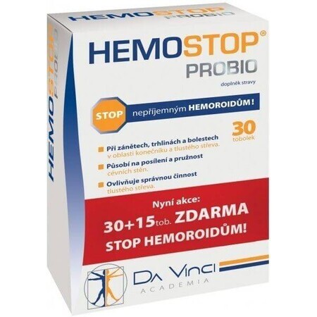 Hemostop Probio MAX Da Vinci Academia 45 Hartkapseln