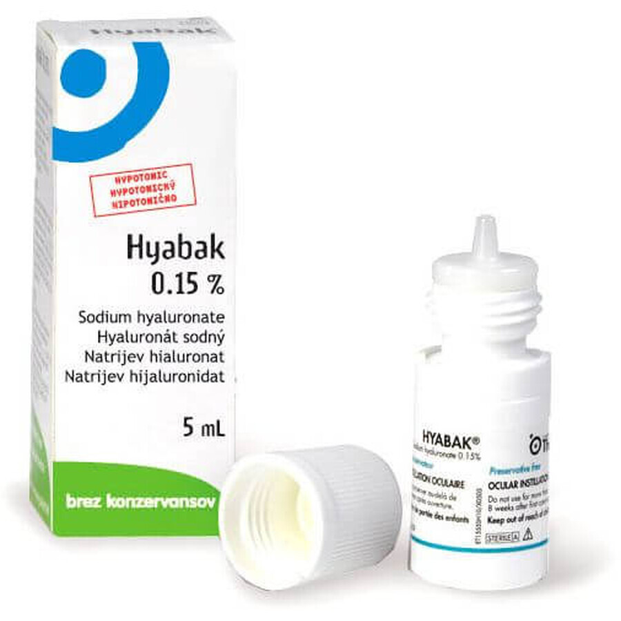 Hyabak 0,15% Augentropfen 5 ml