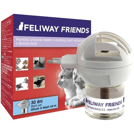 Feliway Friends Diffusor und Nachfüllpackung für Katzen, 48 ml