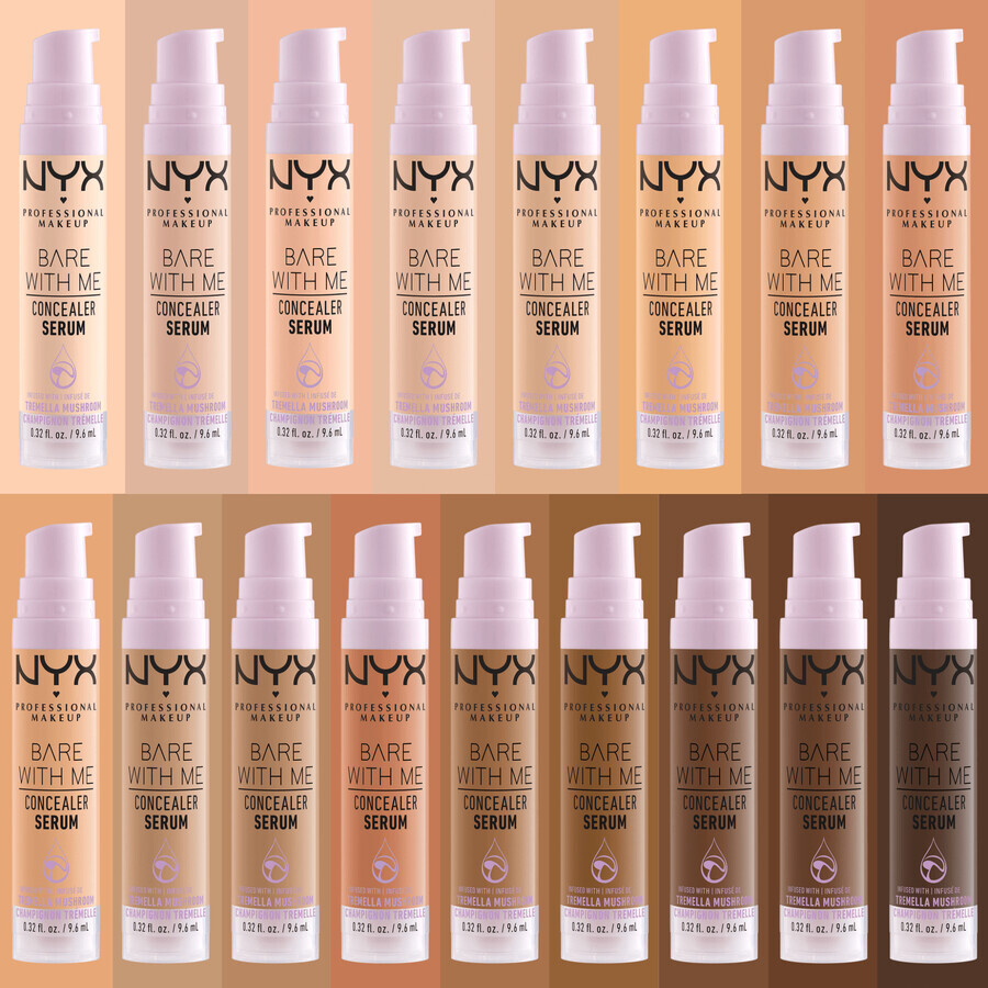 NYX Professional Makeup Bare With Me Serum & Calm Concealer 5.7 Light Bronze Concealer, 9,6 ml