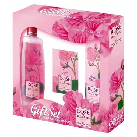 Biofresh Rose Geschenkset - Shampoo, Seife, Handcreme 3 Stück